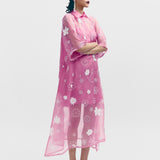 Mono Daisy Dress - Pink