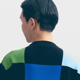 Checker Board Knit T-Shirt