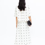 Guilia Sequin Shirt - Ivory