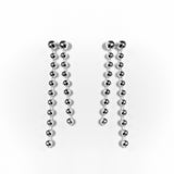 String Earrings - Silver