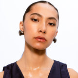 Heart Earrings - Black