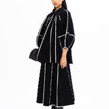 Tilly Wool Skirt - Onyx