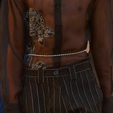 String Belt - Silver