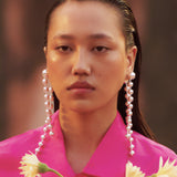 String Earrings - Silver