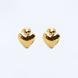 Heart Earrings - Gold