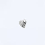 Heart Brooch - Silver