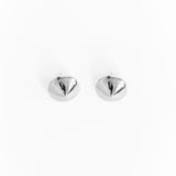 Concave Earrings Mini -  Silver