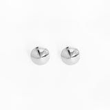 Concave Earrings Mini -  Silver