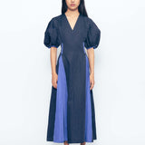 Siam Linen Dress - Navy