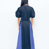 Siam Linen Dress - Navy