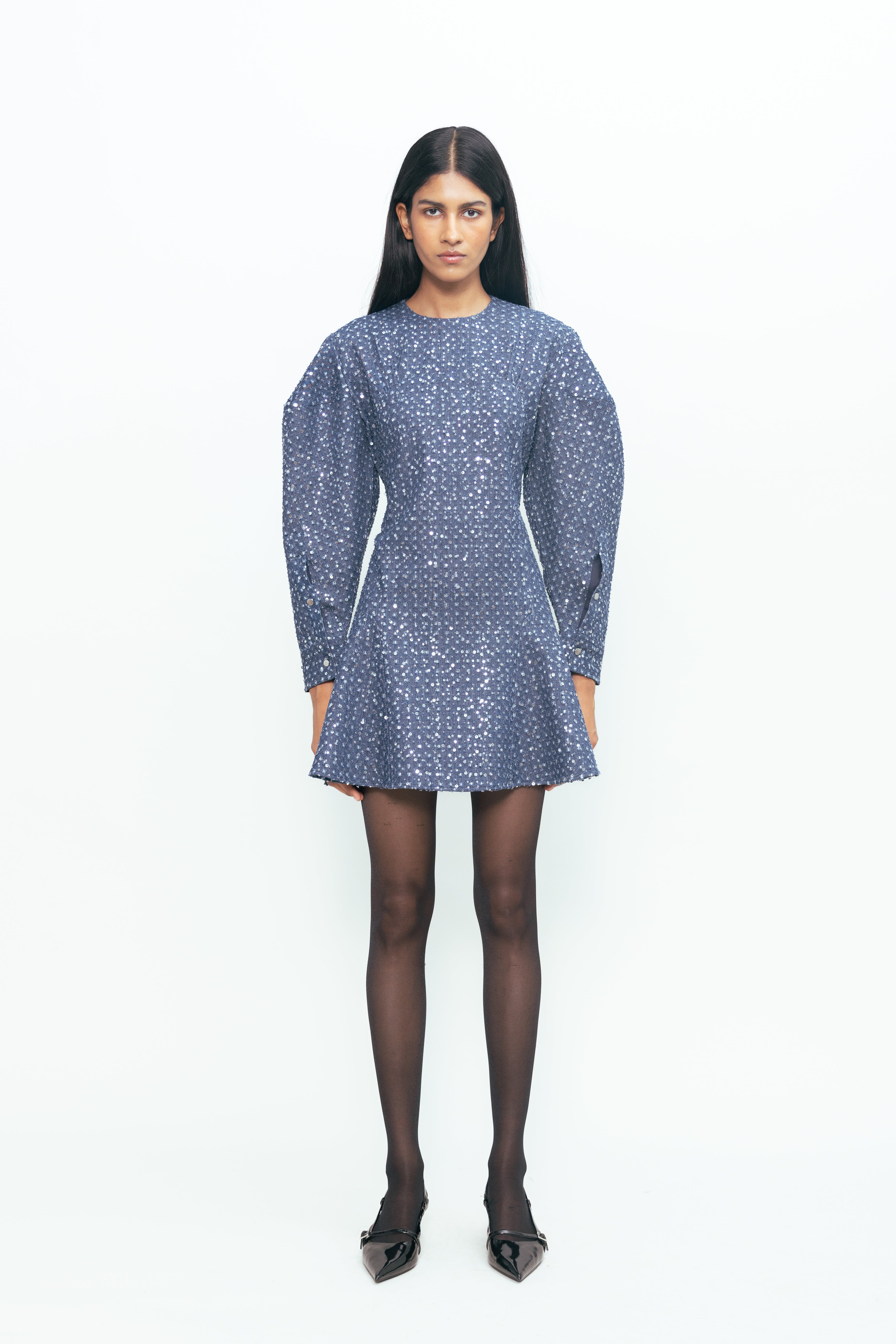 Starburst Denim Dress XXL
