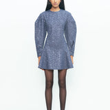 Starburst Denim Dress