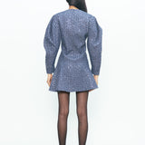 Starburst Denim Dress