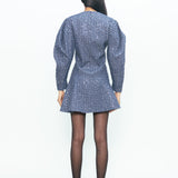 Starburst Denim Dress