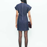 Focal Denim Dress