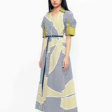 Guilded Linear Dress