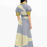Guilded Linear Dress