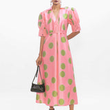 Guilded Dress - Pink