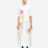 Botanique Embroidered Skirt