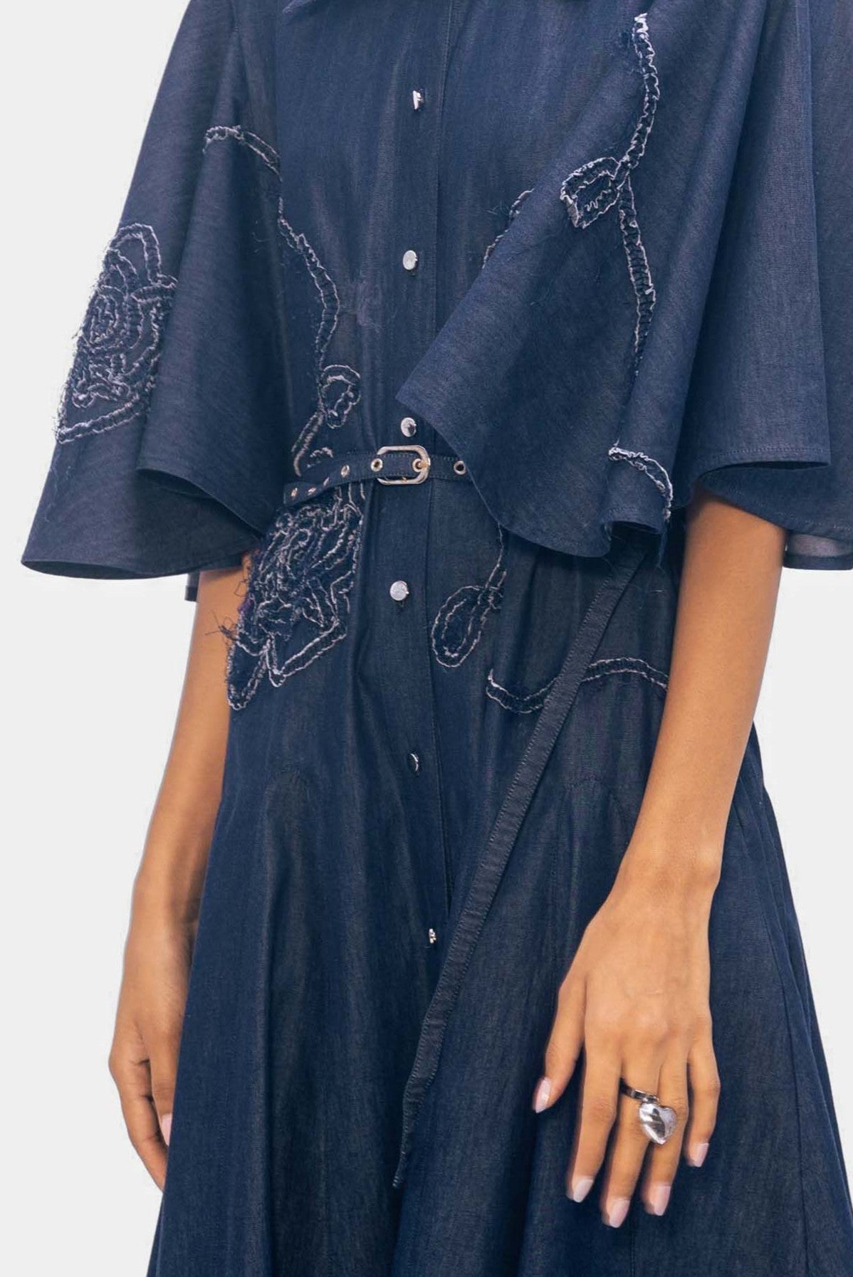 lovebirds denim dress Calvina Denim Dress Lovebirds