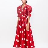 Guilded Dress - Red
