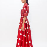 Guilded Dress - Red