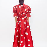 Guilded Dress - Red
