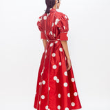 Guilded Dress - Red