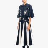Talia Embroidered Dress