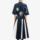Talia Embroidered Dress