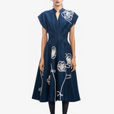 Selene Embroidered Dress
