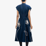 Selene Embroidered Dress