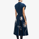 Selene Embroidered Dress