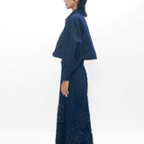 Bloom Denim Skirt