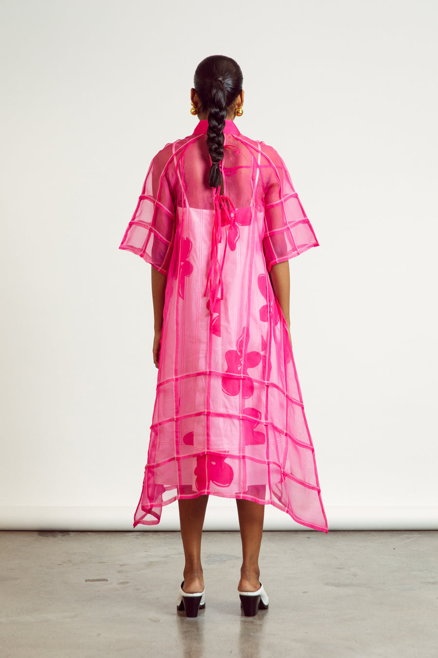 Chess Floral Organza Dress