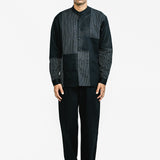 Maze Padded shirt - Noir