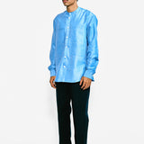 Linear Silk Padded Shirt