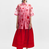 Mono Daisy Shirt - Pink