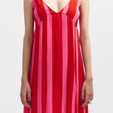 Keira Organza Dress Set - Red