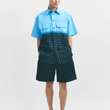 Ocean Seersucker Shirt