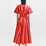 Macau Dress - Pink & Red
