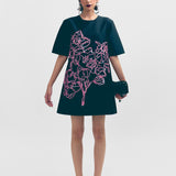 Budapest Sequins Dress - Black