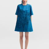 Budapest Sequins Denim Dress