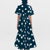 Macau Dress - Black & Ivory