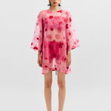 Katya Embroidered Dress - Pink