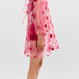 Katya Embroidered Dress - Pink