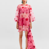 Katya Embroidered Dress - Pink