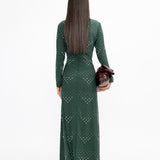Emerald Embellished Dress