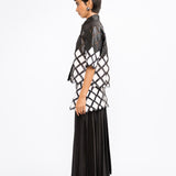 Lattice Pleated Skirt