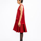 Layered Dress - Maroon